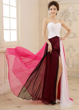 Chic Chiffon Sweetheart Neckline A-line Prom Dress