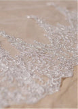 Chic Tulle Wedding Veil With Sequins Lace