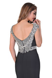 Black Formal Evening Gowns Backless 2017