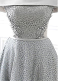 Hi-lo A-line Prom Dresses With Beadings