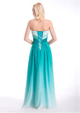 Gradient Chiffon Prom Dresses