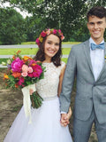 Beading Long Wedding Dress