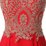 Sweetheart Strapless Chiffon Prom Dress