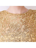 Cap Sleeves Appliques Crystal Sashes Evening Dress