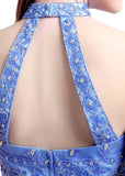 Cut-out Two-piece Evening Dress