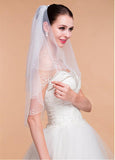 Romantic Tulle Wedding Veil With Beading