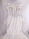 Mermaid Sheer Sleeves Off the Shoulder Bridal Wedding Dress