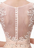 Lace V-neck Rhinestones Champagne Mermaid Evening Dress With Belt