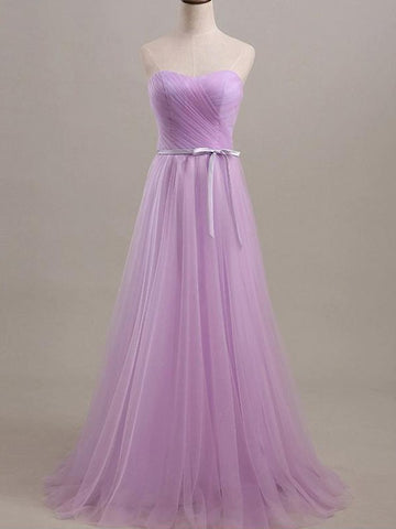 Tulle Sweetheart  Sash/Ribbon/Belt Bridesmaid Dress