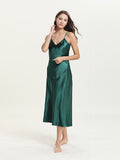 Gentle Flair Satin Slip Dress