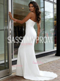 Beige Sweetheart Ruched Tulle Sheath Column Prom Dress