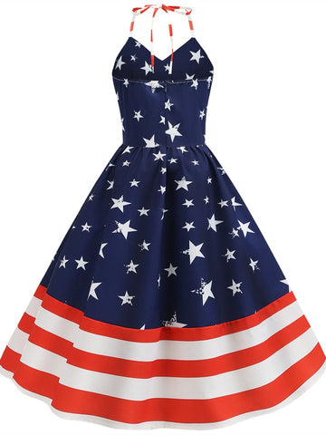 Casual 4th of July Outfits American Sun Dress