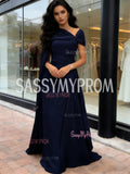 Strapless Satin Purple Shawl A Line Prom Dress