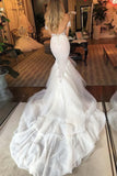 Lace Trumpet Mermaid Sweetheart Short Sleeve Wedding Dress