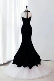 Black Sweetheart Mermaid Tulle Prom Dress