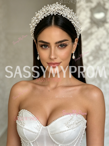 Sheath Column Sweetheart Slit Leaf Flower White Prom Dress