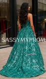 Strapless High Low Beading Green Tulle Prom Dress