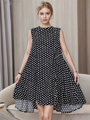 Timeless Appeal Playful Polka Dot Dress