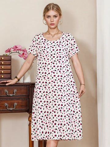 Effortless Everyday Style Minimalist Polka Dot Dress