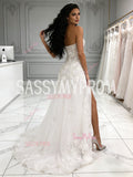 Trumpet Mermaid Sheath Column Sweetheart Appliques Wedding Dress