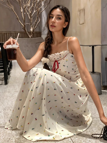 vintage inspired midi dress Unique Vintage Cherry Tomato Midi Dress