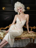 Sheath Column Sweetheart White Lace Flower Wedding Dress With Shawl
