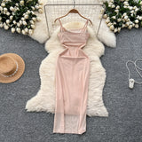 Bodycon Midi Butterfly Peach Summer Dress