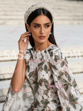 Scoop Sheath Column Cape Sleeve Sequin Flower Prom Dress