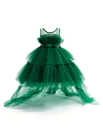 2023 Tutu Gown Long Tail Puffy Princess Dress 9-10 / Black 2023 Tutu Gown Long Tail Puffy Princess Dress 9-10 / Black