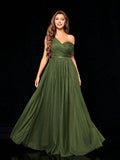 Simple Off The Shoulder Tulle A Line Belt Prom Dress