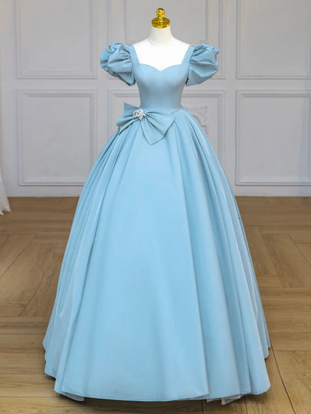 blue cinderella prom dress Cinderella inspired ice blue or royal blue sparkly ballgown wedding/prom dress with glitter tulle or 3D flowers