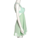 Breezy Mint Green A-line Summer Dress
