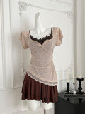 Lace Romantic Layered Dance Outfit
