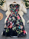 Fit Flare Floral Fantasy Summer Dress