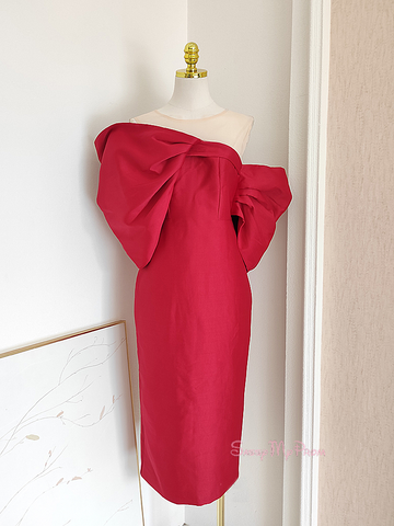 Sheath Column Satin Black & White Homecoming Dress US2 / Pink Sheath Column Satin Black & White Homecoming Dress US2 / Pink