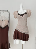 Lace Romantic Layered Dance Outfit