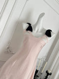 Lace Sweet Pink Sleeveless Dress