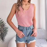 White Eyelet Sleeveless Sunshine Top