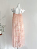 Floral Ethereal Pink Tulle Dress