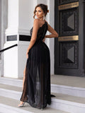 Fascinating Rendezvous Slit Dress