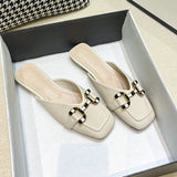 Half Slippers Summer Women's Sandals Mules Shoes