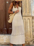 Boho Chic Crochet Detailed Maxi Dress