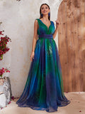 Prism of Elegance Cinched Waist Dress