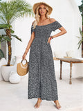 Blossom Black Floral Wide-Leg Jumpsuit