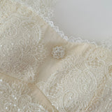 Sweetheart Neckline Charm Vintage Lace Overlay Dress