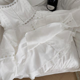Lace Chic White Short Dress