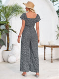 Blossom Black Floral Wide-Leg Jumpsuit