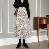 Enchanting Botanical A-line Midi Skirt