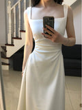 Ivory Enchantment Mid-Length Summer Dress