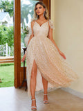 Enchanted Evening Sequin Mullet Dress
